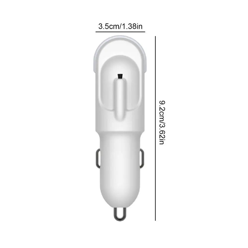 Silent Car Ionizer Air Purifier – Portable Negative Ion Deodorizer for Vehicles & Small Spaces (USB Plug-In)