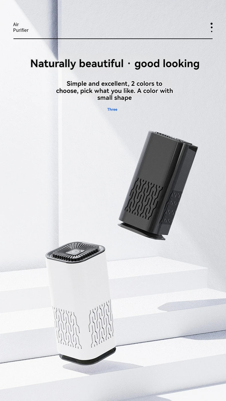 KUALOOL Compact Air Purifier – Portable Deodorizer for Car & Small Spaces