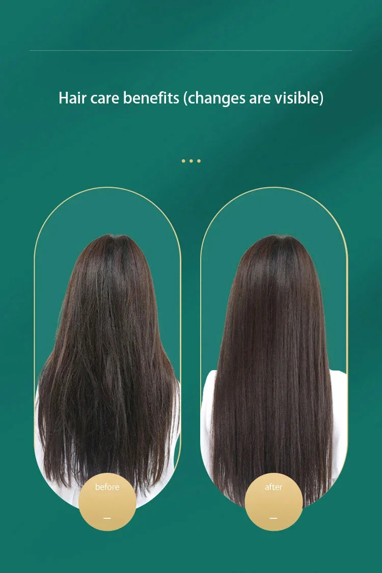Thermostatic Hair Straightener Comb – 3-Minute Fast Styling Ionic Hot Brush