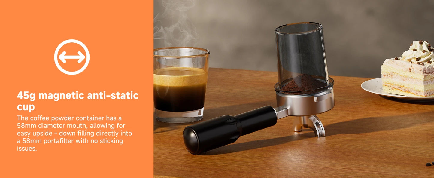 Biolomix Electric Burr Coffee Grinder – 48-Step Precision Espresso Grinder