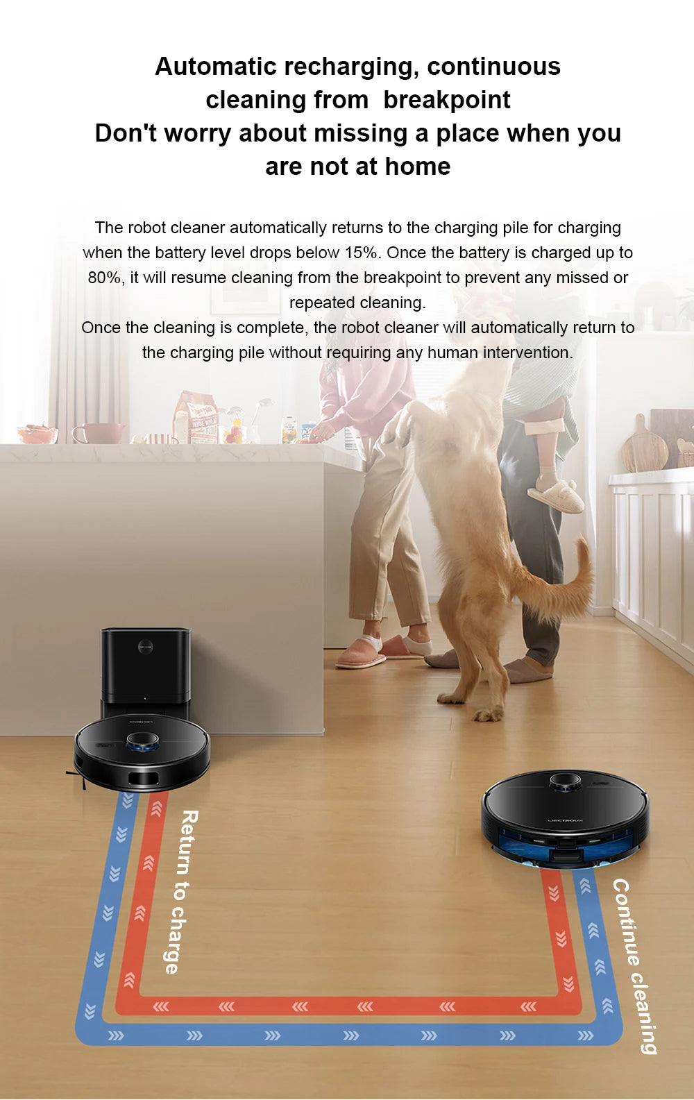 Liectroux M70 Pro Smart Robot Vacuum – LiDAR Navigation, 175-Min Runtime, Self-Empty Base