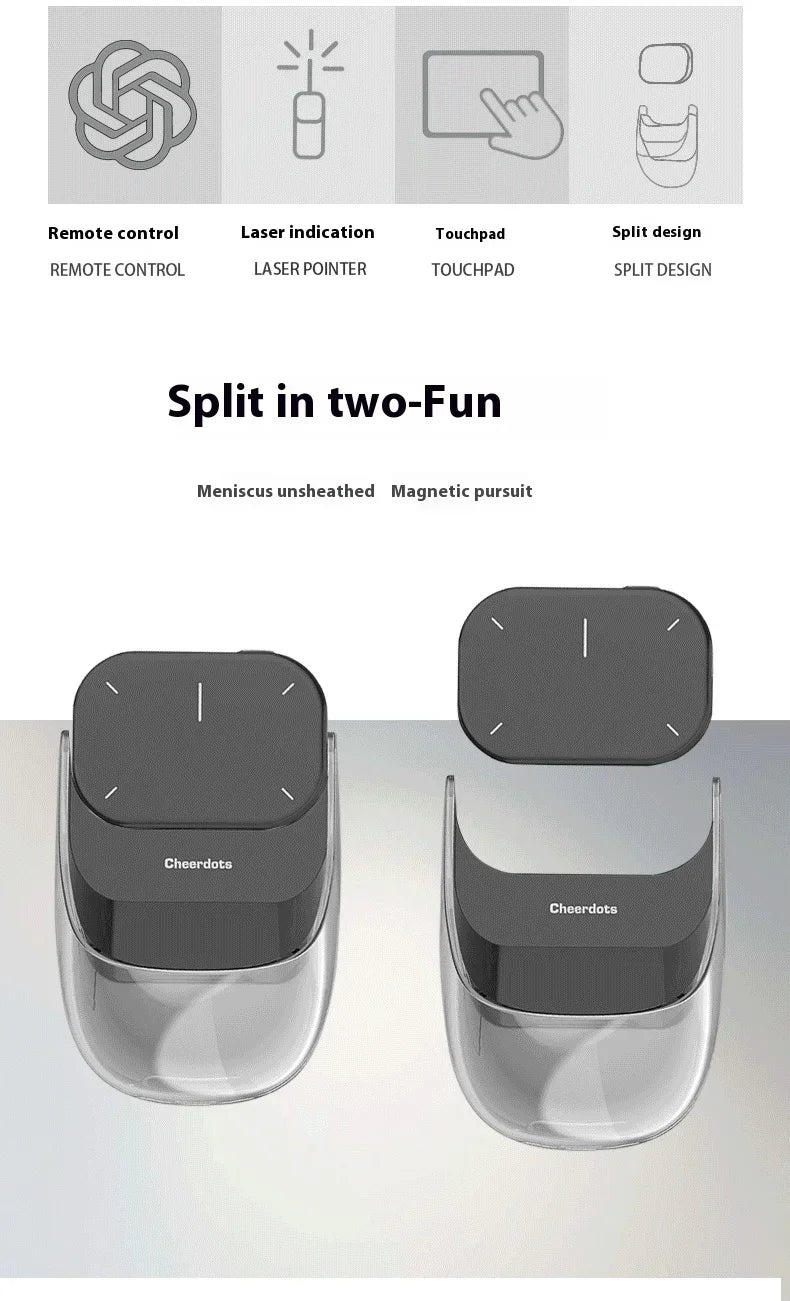 KSADKVOR CHP04 AI Smart Air Mouse – Bluetooth Wireless Gyro Remote with Voice & Recording