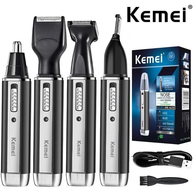 Kemei Multi-Function Hair Trimmer for Men & Women – Wet & Dry Grooming