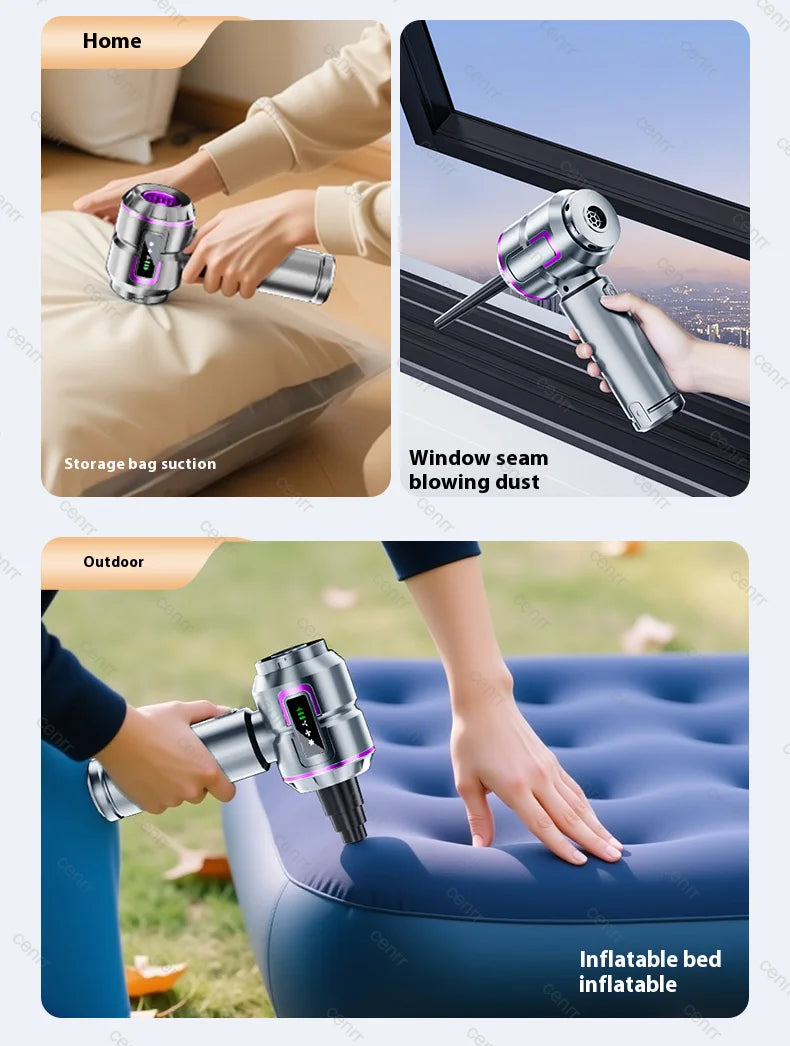CENRR Pro Max Portable Car Vacuum Cleaner – High-Power Cordless Vehicle & Home Cleaner