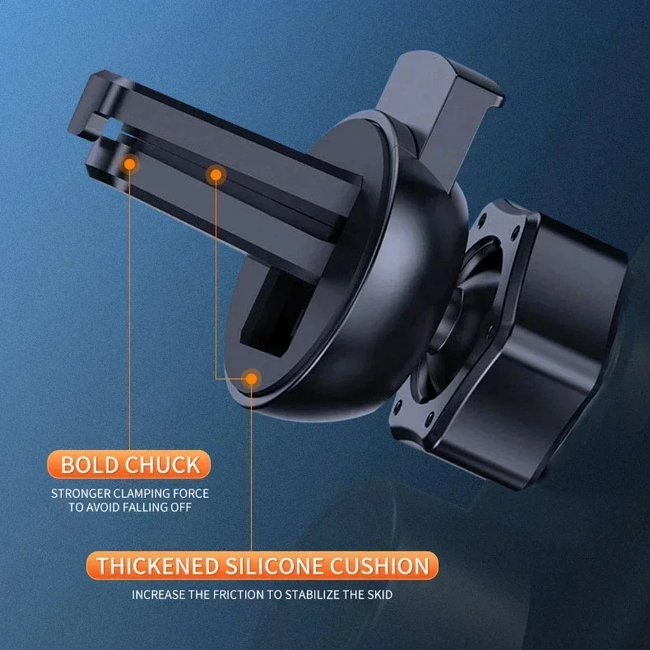 VIKEFON Qi 100W Wireless Car Fast Charger with Cooling Fan & One-Hand Operation