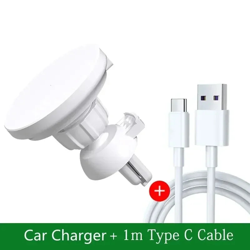 30W MagSafe-Style Car Charger – Magnetic Air Vent Phone Mount