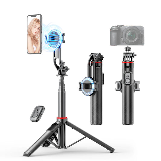 Magnetic Bluetooth Selfie Stick Tripod with Remote – Selfieshow C20