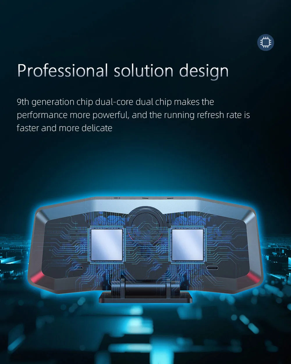 MAIMEIMI P4 OBD2 + GPS Head-Up Display – Smart Digital Speedometer, Fuel Consumption & Car Diagnostic HUD