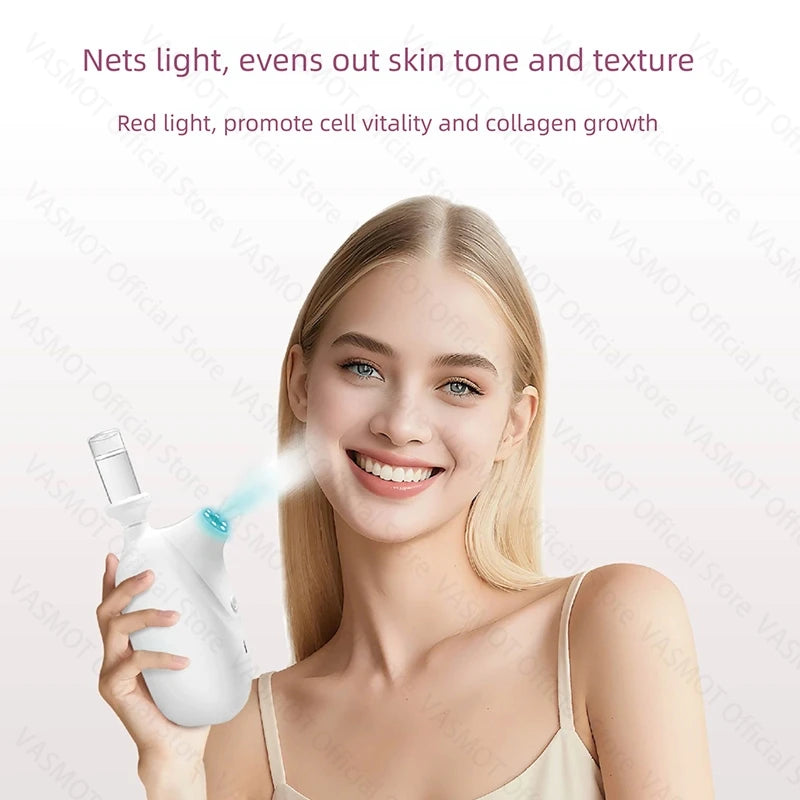 VASMOT High-Pressure Nano Facial Hydrator – Oxygen Infusion Skin Rejuvenation Tool
