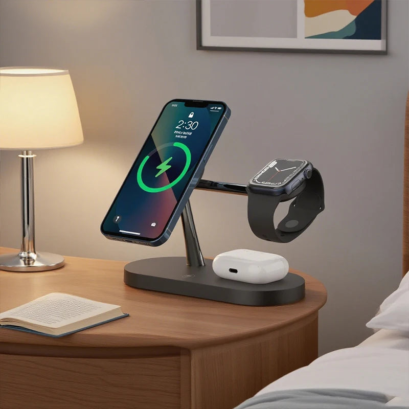 MagSafe Wireless Charging Station with LED Indicator – Apple Only
