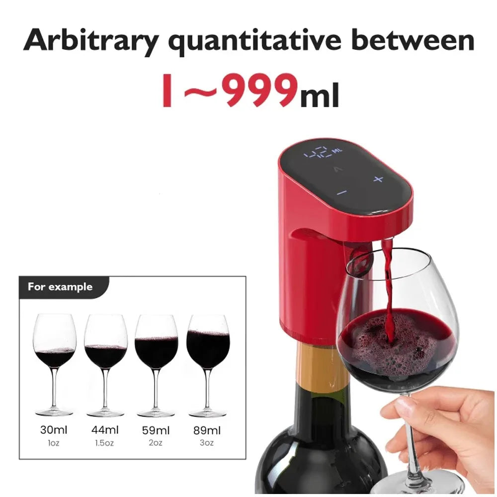 Smart Digital Wine Dispenser – Hands-Free Sensor Automatic Quantitative Pour 1–999ml
