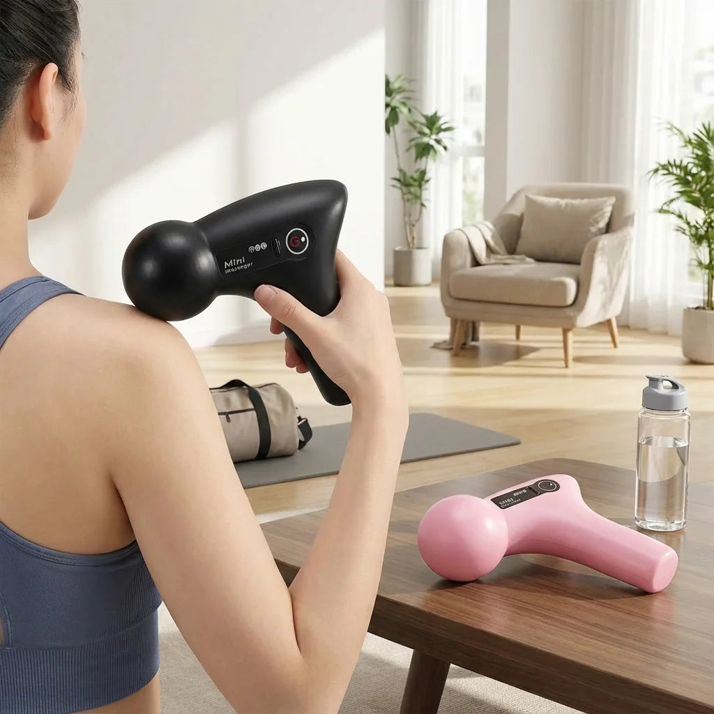 Electric Mini Fascia Massage Gun – Portable Vibrating Muscle Relaxation Tool