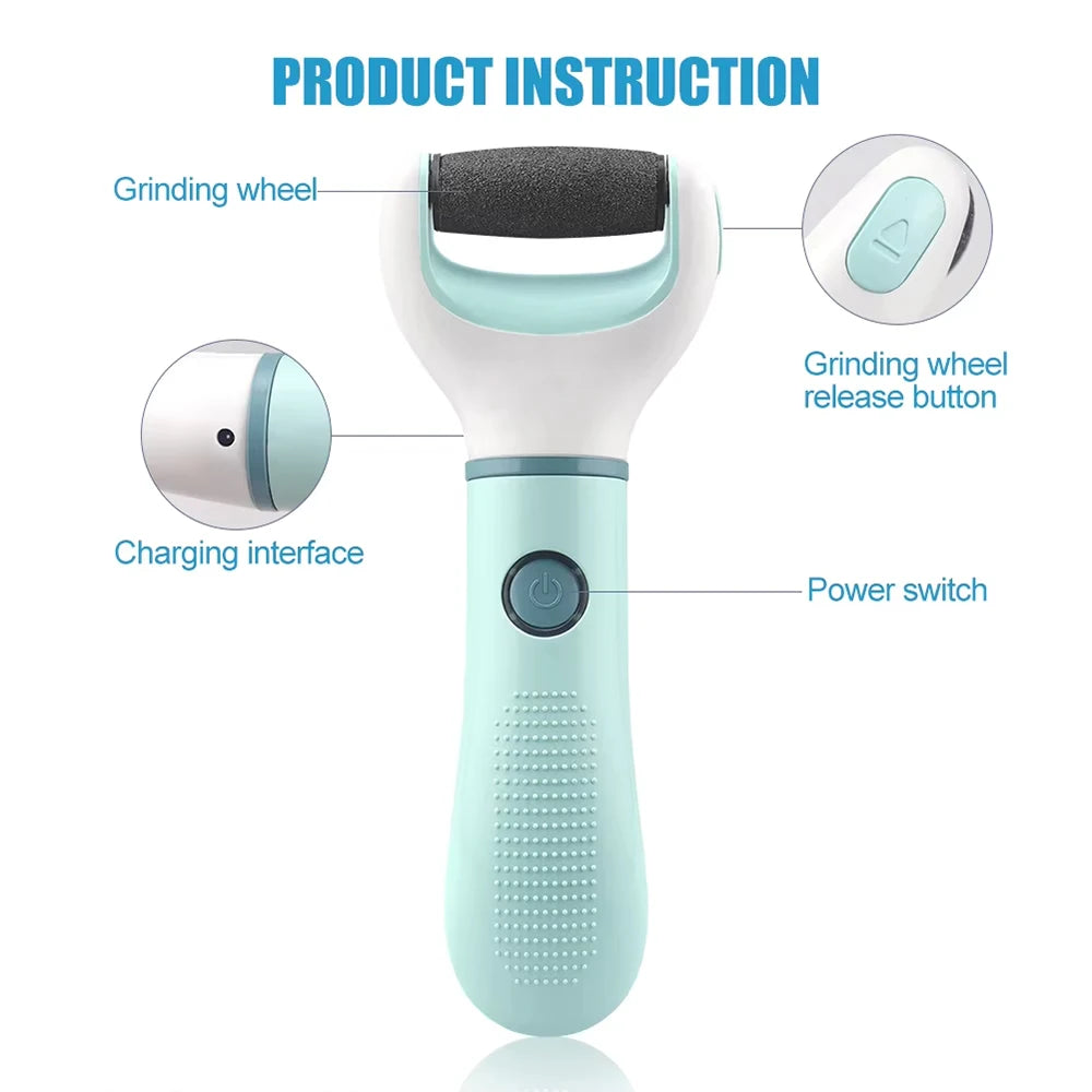 Electric Nail Clipper Foot Care Tool – USB Rechargeable Automatic Nail Trimmer