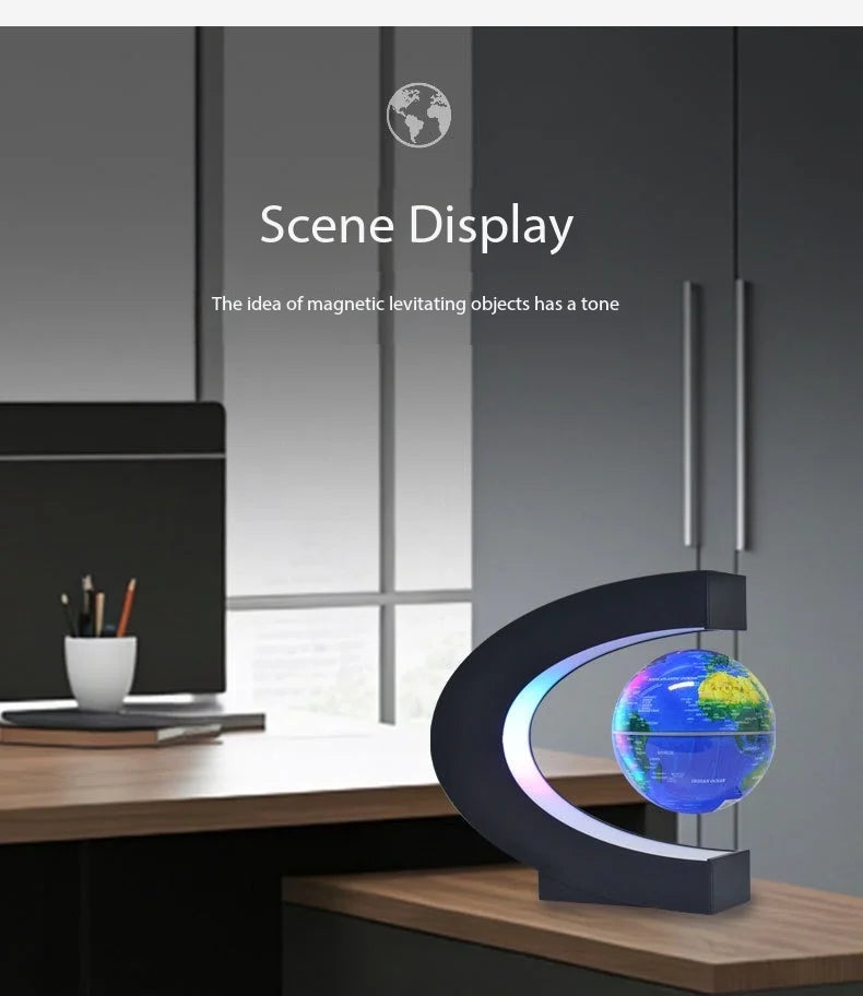 Floating LED Levitating Ball Lamp | Magnetic Suspension Desk Decor Light