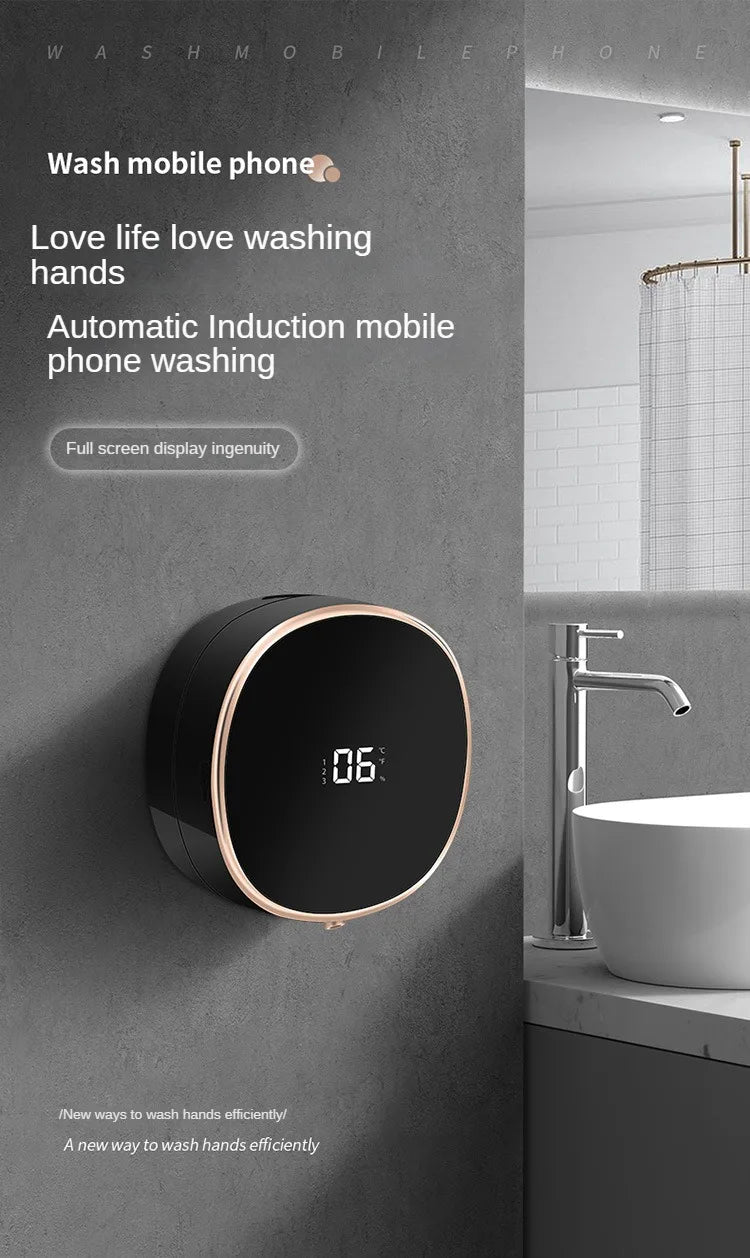 BALASHOV Automatic Soap Dispenser – Touchless Infrared Spray/Foam/Gel with 2000mAh Battery