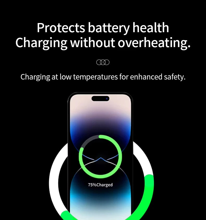 3-in-1 Magnetic Qi Wireless Charger Stand for iPhone Watch AirPods