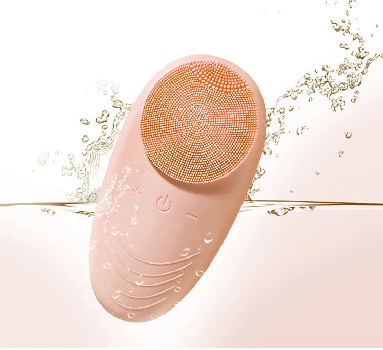 Sonic Facial Cleansing Brush – Deep Cleansing Silicone Face Scrubber