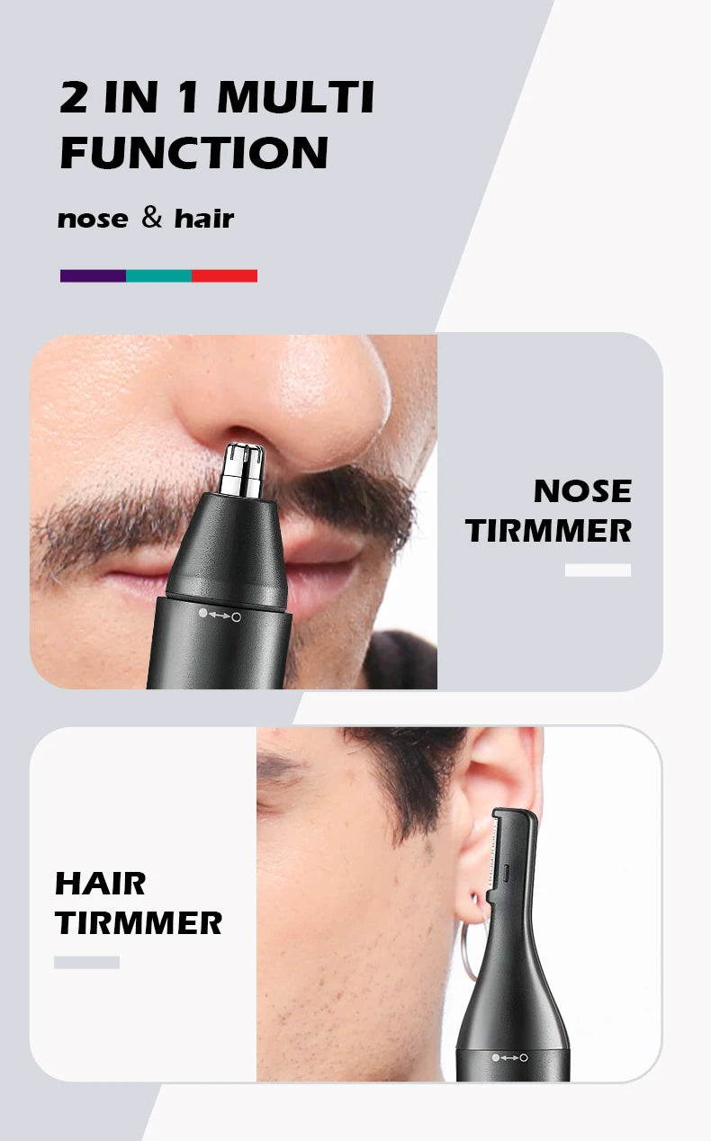VGR Professional Nose & Hair Trimmer V-613 – Washable, Long Battery Life