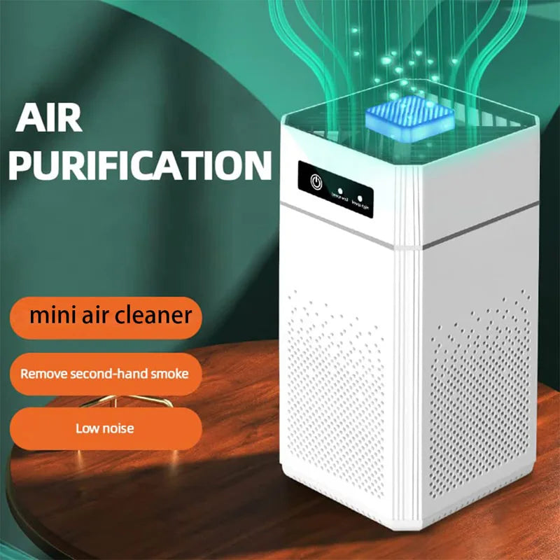ROFAELEC High-Power Air Purifier – 300m³/h HEPA Filtration, Solar & USB, Ultra-Quiet