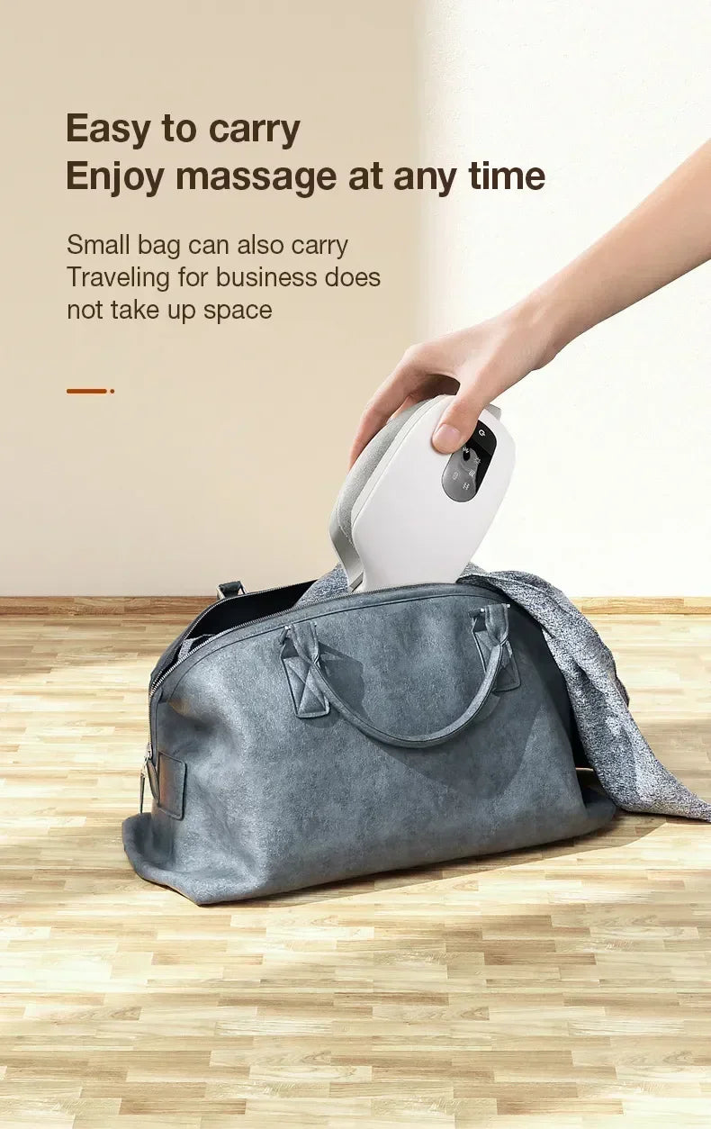 KEMOKO Heated Eye Care Massager – Airbag Vibration, Music & Timer