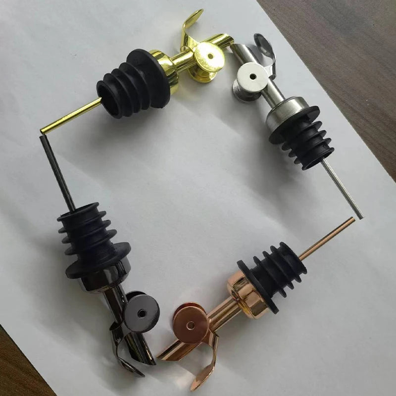 304 Stainless Steel Olive Oil Pourer Stopper – Auto Open Wine Vinegar Bottle Spout