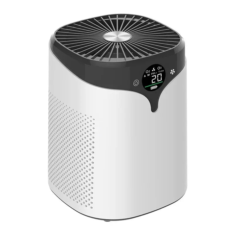 Mini Air Purifier for Bedroom & Office – K10 Ionizer, Formaldehyde Removal, Low Noise