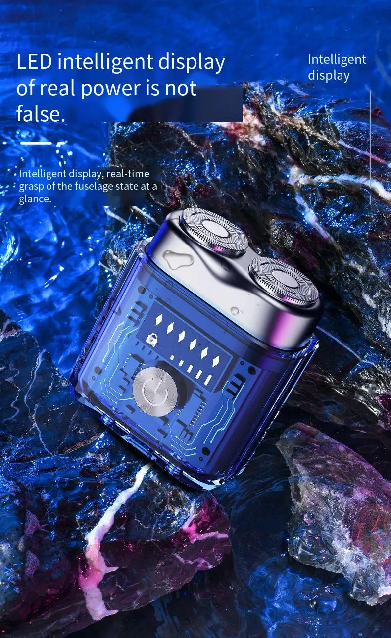 DUTRIEUX AMT1000 Rotary Electric Shaver – Waterproof Rechargeable Men’s Shaver