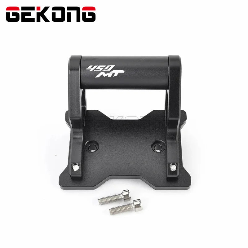 Motorcycle GPS Phone Holder Extension Bracket MT450 – CNC Aluminum Navigation Mount
