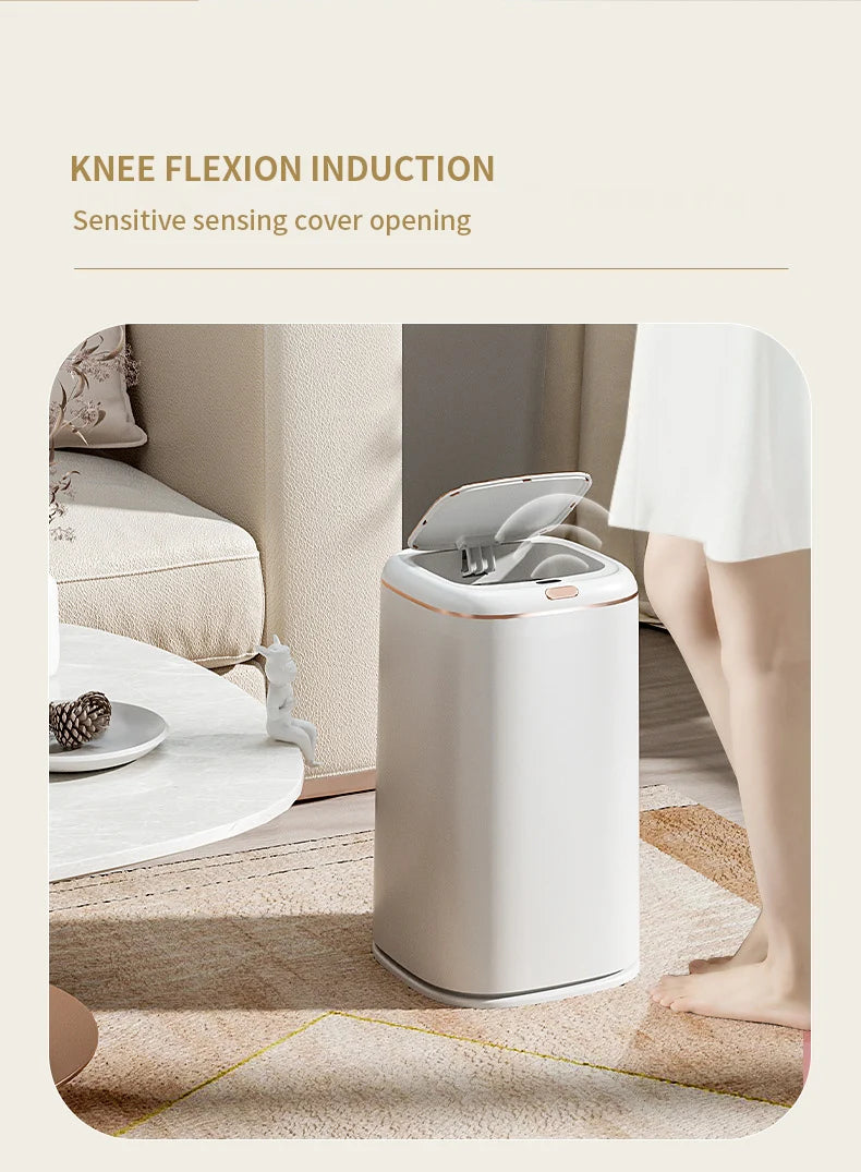 Large Smart Sensor Trash Can 20L / 35L / 40L – Touchless Automatic Garbage Bin for Kitchen