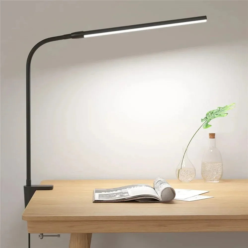 ALTCHIHYQ Double-Head LED Desk Lamp | 80cm Wide, Remote Control, 5-Level Dimming