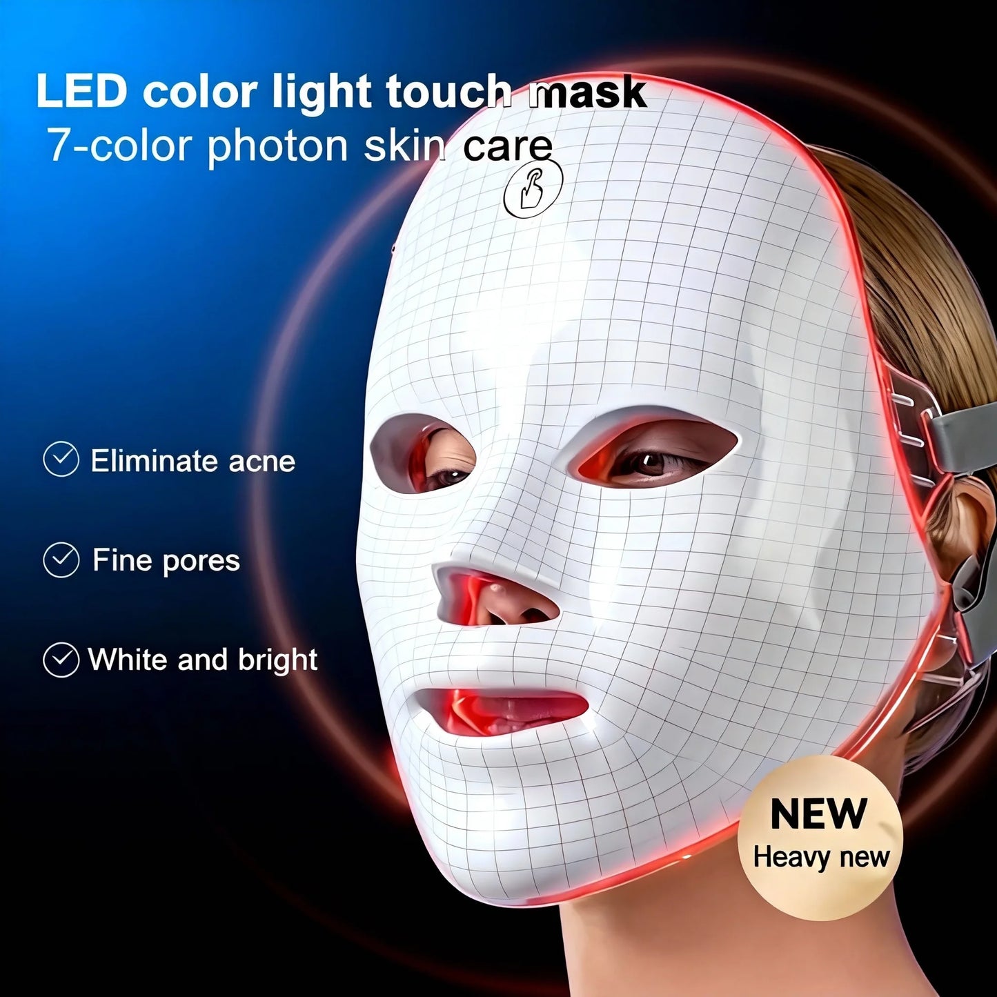 7-Color LED Light Therapy Face Mask – Lifting, Whitening & Anti-Wrinkle Care