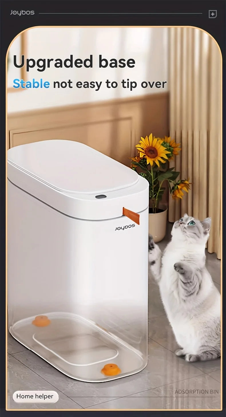 Smart Bag-Sucking Trash Can – Rechargeable Touchless Induction Waste Bin