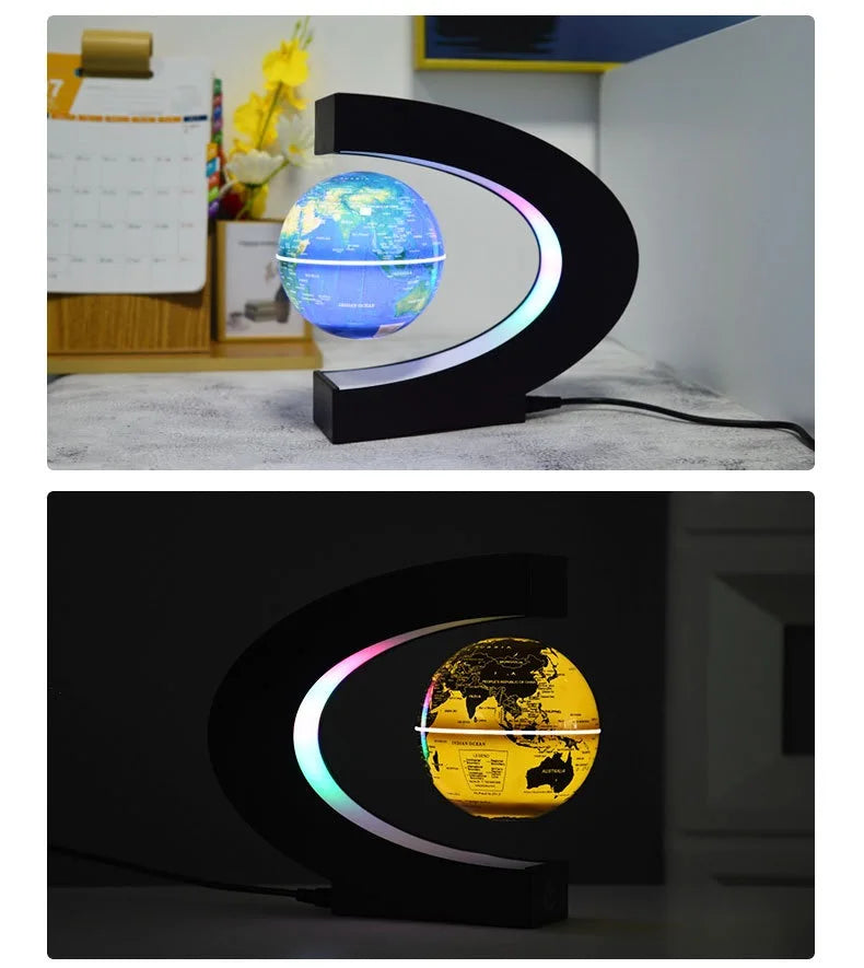 Floating LED Levitating Ball Lamp | Magnetic Suspension Desk Decor Light