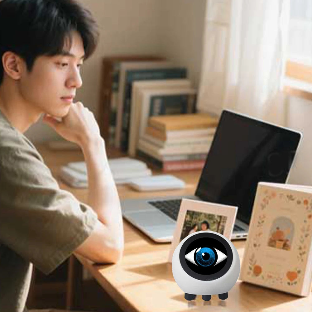MOJOYCE ESP32-S3 AI Smart Robot – Mini Desktop Assistant with Circular LCD for Home & Office
