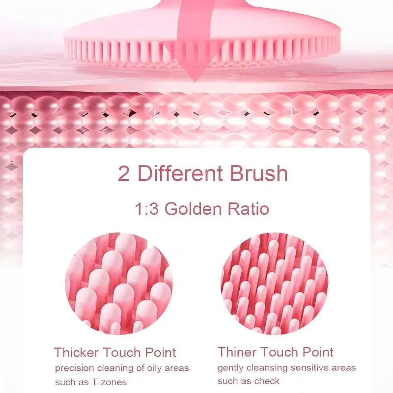 VIMYSHOW Electric Facial Cleanser – 5-Speed Silicone Face Scrubber
