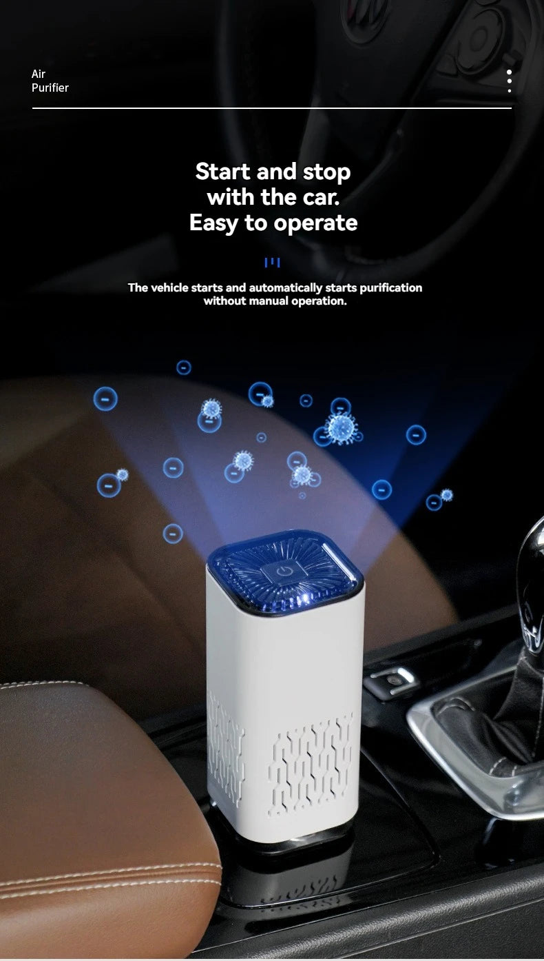 KUALOOL Compact Air Purifier – Portable Deodorizer for Car & Small Spaces