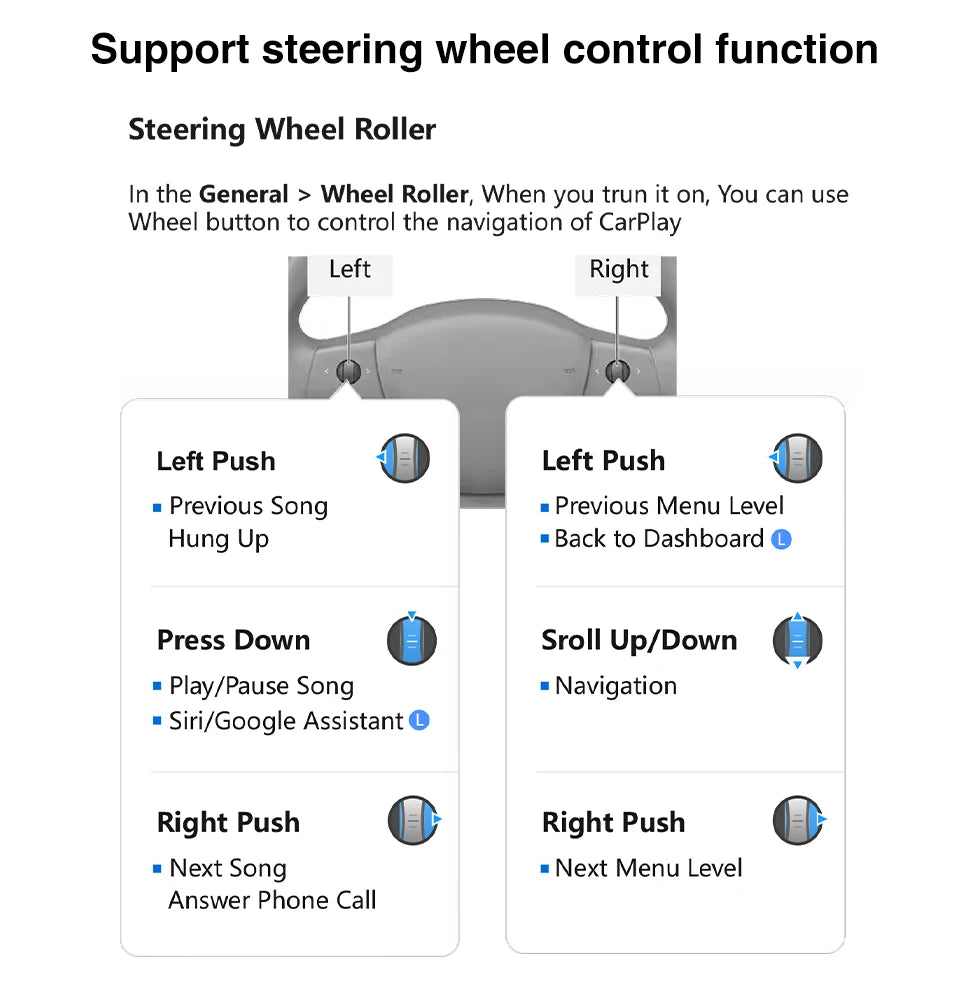 CATRONICS 9.6″ Tesla Instrument Cluster HUD – Linux Display with Wireless CarPlay & Android Auto, Blind Spot Alerts