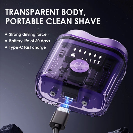 DUTRIEUX AMT1000 Rotary Electric Shaver – Waterproof Rechargeable Men’s Shaver