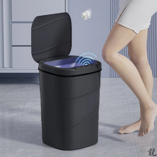 Automatic Induction Trash Can – Hands-Free Wave Sensor Bin (13L / 17L) for Home & Office