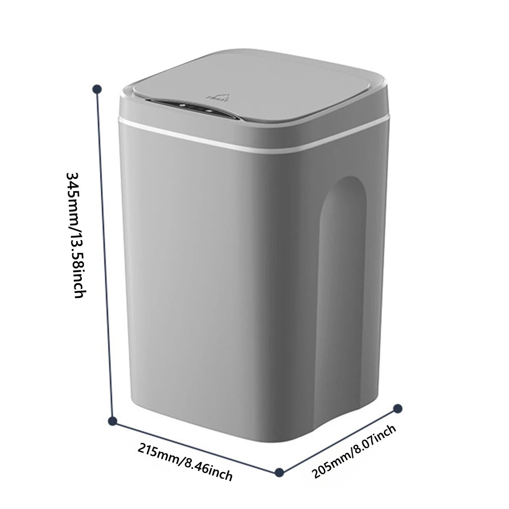 12L/14L/16L/20L/24L Touchless Smart Trash Can – Waterproof Sensor Waste Bin for Home Recycling