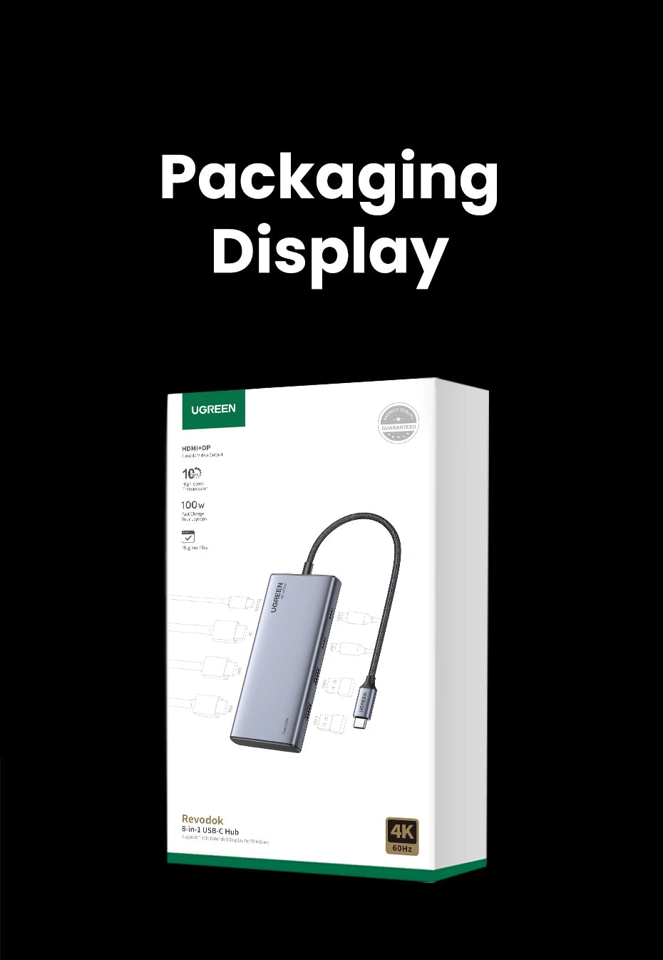 8-in-1 USB-C Docking Station – Triple 4K Display, 100W PD, 10Gbps Hub