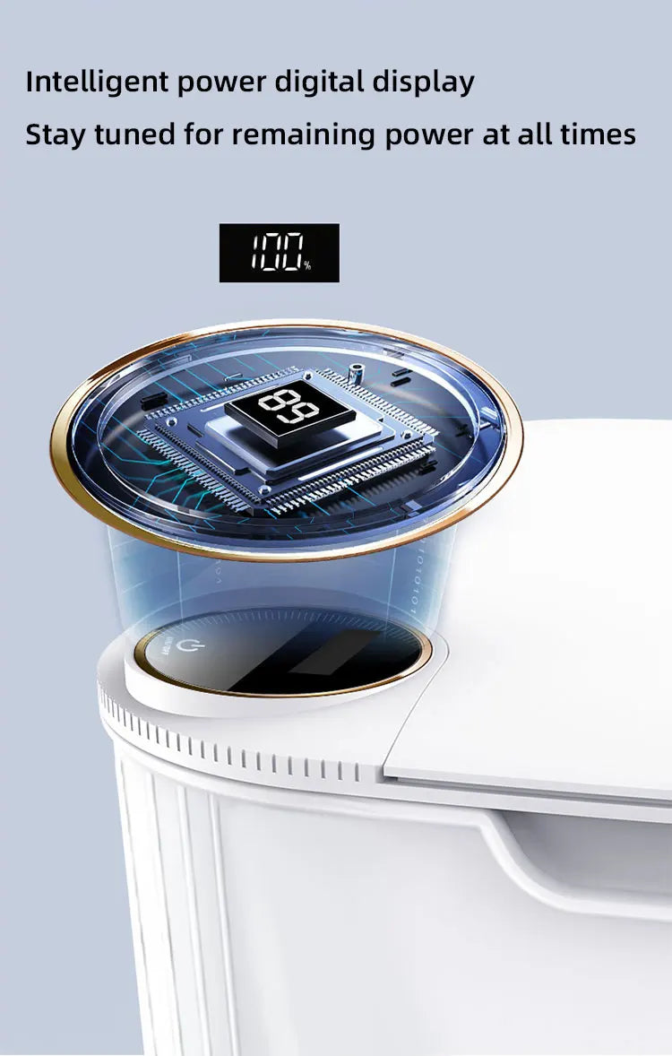 20L/18L Smart Sensor Trash Can – Touchless Induction Bin with Digital Display & Type-C Charging