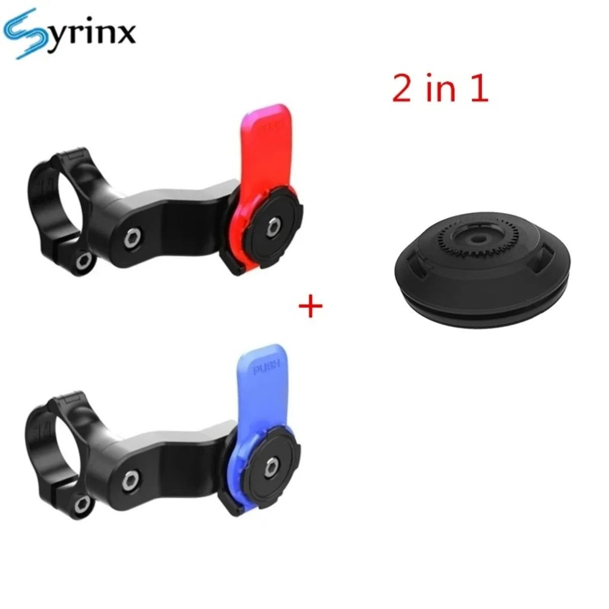 Universal Bike & Motorcycle Phone Mount – 360° Rotation, Shock Absorber