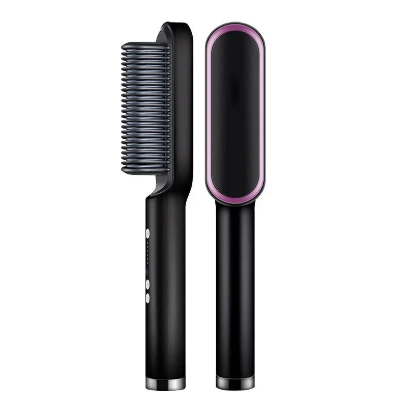 Thermostatic Hair Straightener Comb – 3-Minute Fast Styling Ionic Hot Brush
