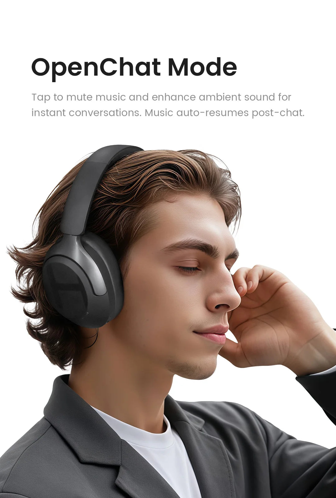 S40 ANC Wireless Headphones – 50dB Noise Cancelling, LDAC, 90H Battery