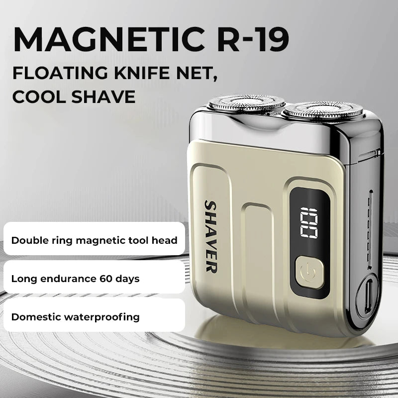DUTRIEUX R18 Men’s Electric Smart Shaver – Waterproof, Global Voltage, Cordless