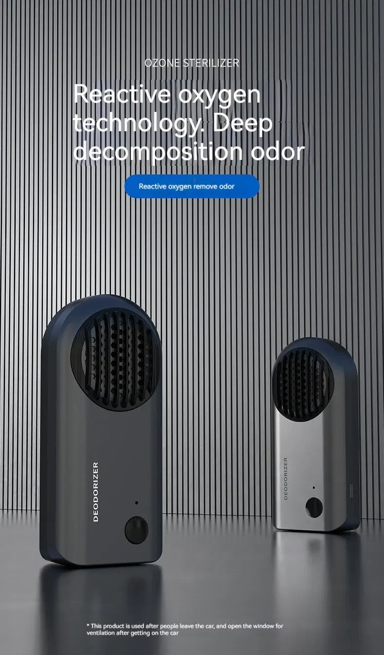 Electronic Refrigerator Odor Eliminator with Ozone Purifier – Mini Smart Air Cleaner for Home & Car (10W)