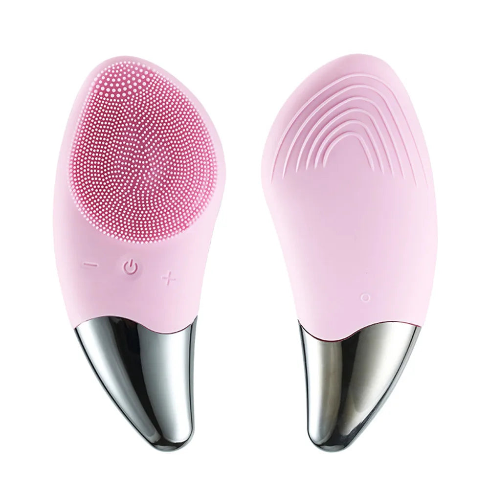 CAMMUO Waterproof Facial Cleansing Device – Ultrasonic Vibration Massage Brush