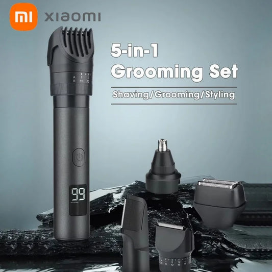 Xiaomi Multi-Purpose Hair Trimmer – Wet & Dry Grooming for Face, Body, Nose & Beard