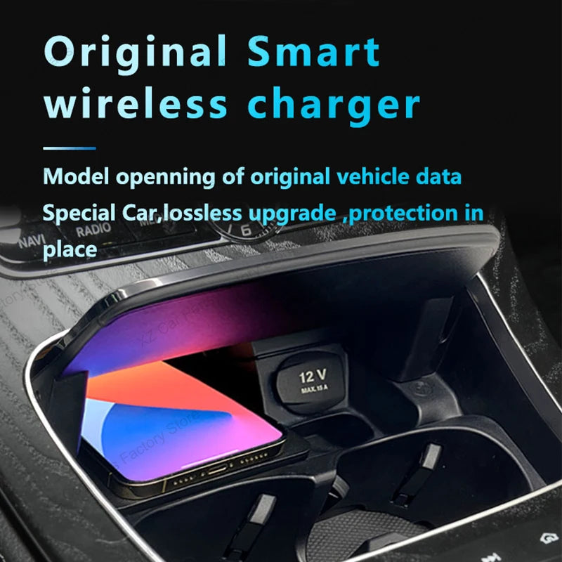 E-Class W213 / E-Coupe 15W Magnetic Wireless Car Charger – 2016–2023